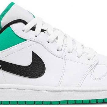 Air Jordan 1 Low 'White Lucky Green' 553558-129