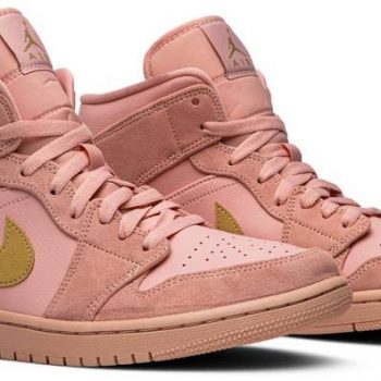 Air Jordan 1 Mid 'Coral Gold' 852542-600