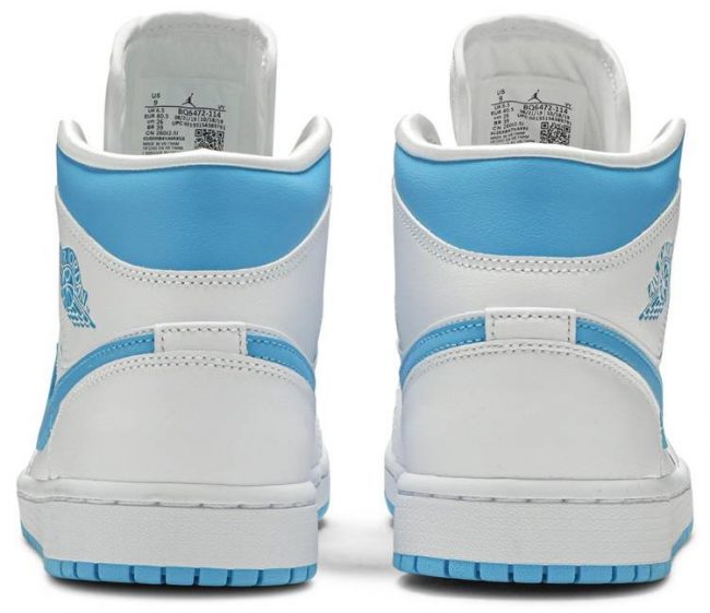 Air Jordan 1 Mid 'UNC' BQ6472-114