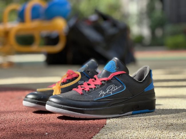 Off-White x Air Jordan 2 Retro Low SP 'Black Royal' DJ4375-004