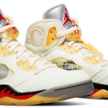 Off-White x Air Jordan 5 Retro SP 'Sail' DH8565-100