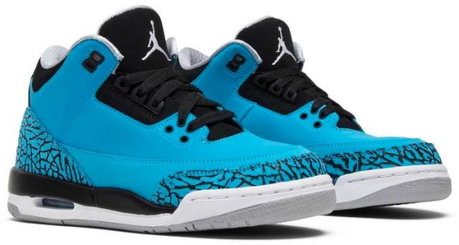 Air Jordan 3 Retro BG 'Powder Blue' 398614-406