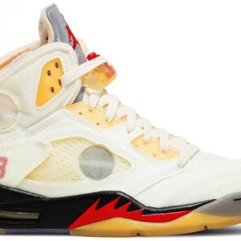 Off-White x Air Jordan 5 Retro SP 'Sail' DH8565-100