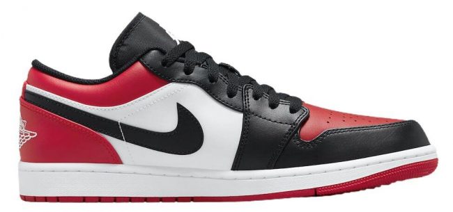 Air Jordan 1 Low 'Bred Toe' 5553558-612