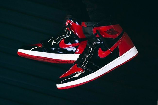 Air Jordan 1 Retro High OG Patent 'Bred' 555088-063