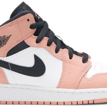 Air Jordan 1 Mid 'Pink Quartz' 555112-603