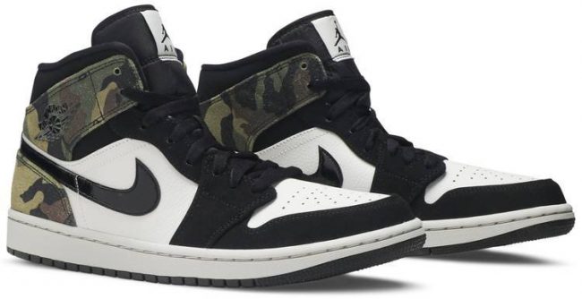 Air Jordan 1 Mid 'Camo' CW5490-001