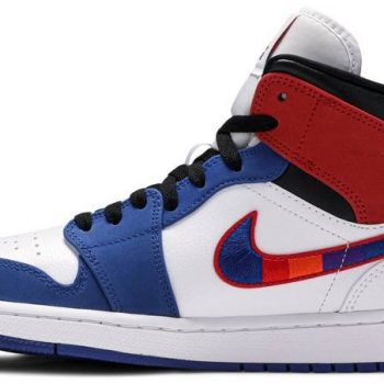 Air Jordan 1 Mid 'Multicolored Swoosh' 852542-146