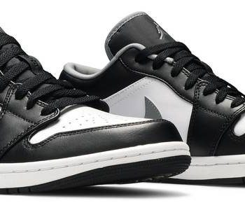 Air Jordan 1 Low 'Black Medium Grey' 553558-040