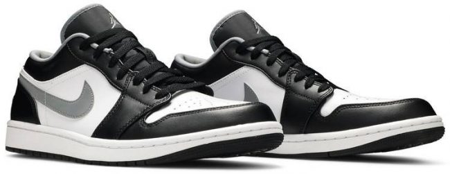 Air Jordan 1 Low 'Black Medium Grey' 553558-040