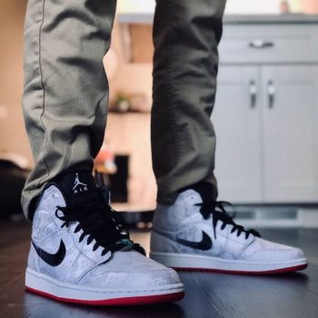 CLOT x Air Jordan 1 Mid 'Fearless' CU2804-100