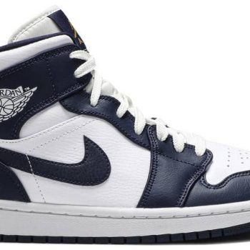 Air Jordan 1 Mid 'Obsidian' 554724-174