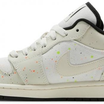 Air Jordan 1 Low 'Brushstroke Swoosh-Paint Splatter' DM3528-100