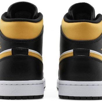 Air Jordan 1 Mid 'Black University Gold' 554724-177