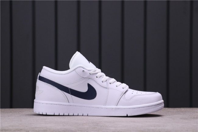 Air Jordan 1 Low 'White Obsidian' 553558-114