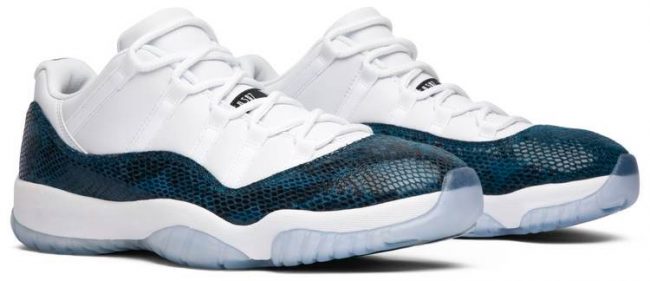 Air Jordan 11 Retro Low 'Navy Snakeskin' 2019 CD6846-102