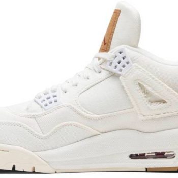 Levi's x Air Jordan 4 Retro 'White Denim' AO2571-100