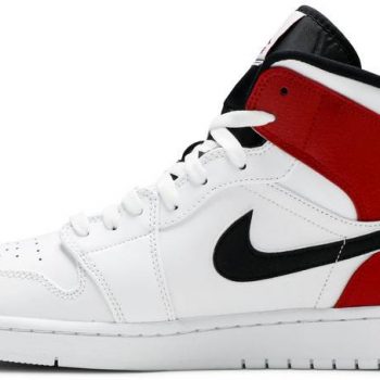 Air Jordan 1 Mid 'White Chicago' 554724-116