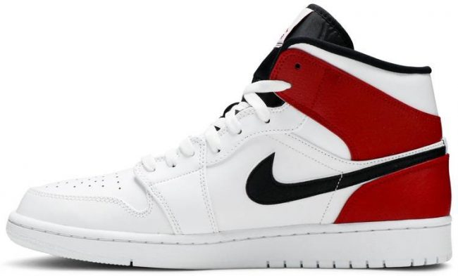 Air Jordan 1 Mid 'White Chicago' 554724-116