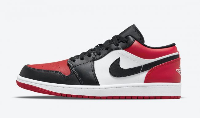 Air Jordan 1 Low 'Bred Toe' 5553558-612