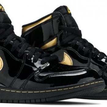 Air Jordan 1 Retro High OG GS 'Black Metallic Gold' 575441-032