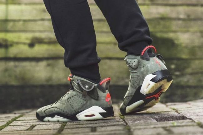 Travis Scott x Air Jordan 6 Retro 'Olive' CN1084-200