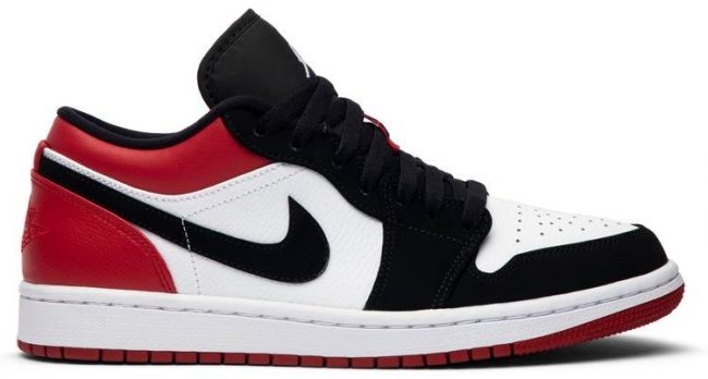 Air Jordan 1 Low 'Black Toe' 553558-116