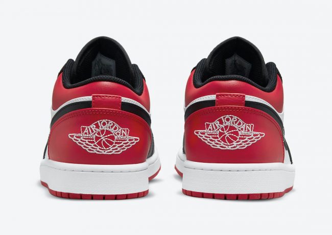 Air Jordan 1 Low 'Bred Toe' 5553558-612